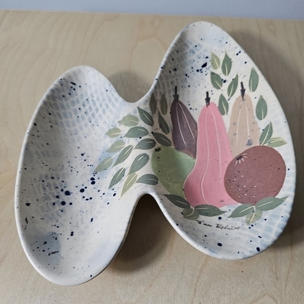 Marc Bellaire Ceramic Pottery Still Life art Bowl